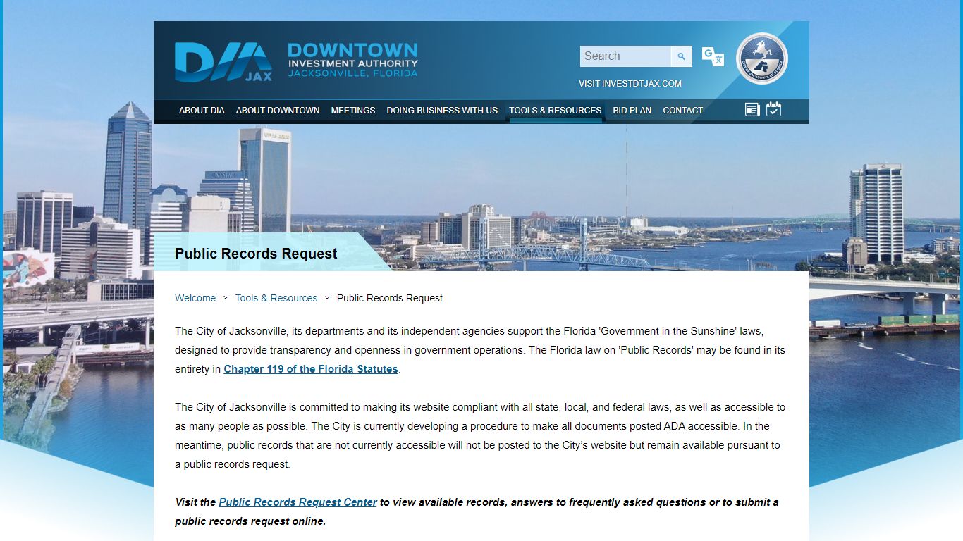 Public Records Request [DIA] - COJ.net